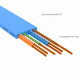 Greenconnect RJ45(m) - RJ45(m) Cat.6 UTP  0.3м синий