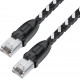 Greenconnect RJ45(m) - RJ45(m) Cat. 6 15м черно-белый