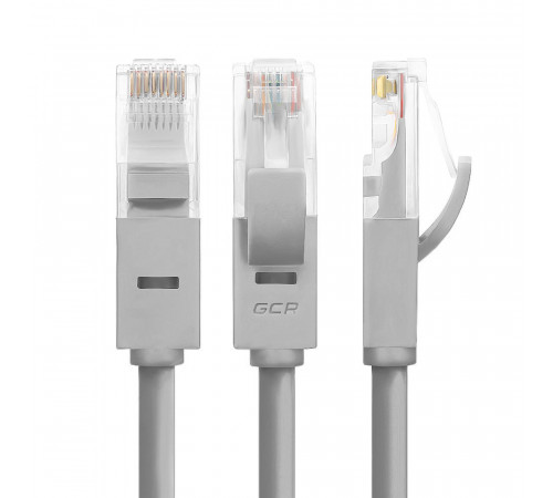 Greenconnect RJ45(m) - RJ45(m) Cat. 5e UTP  0.7м серый
