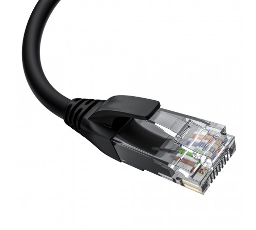 Greenconnect RJ45(m) - RJ45(m) Cat. 5e 3м чёрный