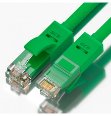Greenconnect RJ45(m) - RJ45(m) Cat. 5e U/UTP PVC 30м зелёный