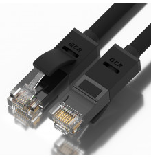 Greenconnect RJ45(m) - RJ45(m) Cat. 5e U/UTP PVC 0.1м чёрный