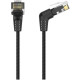 Патч-корд прямой Vention IBOBH UTP cat.6a, RJ45 угол 90 - 2м. Черный