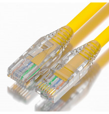 Greenconnect RJ45(m) - RJ45(m) Cat. 5e UTP  0.3м желтый