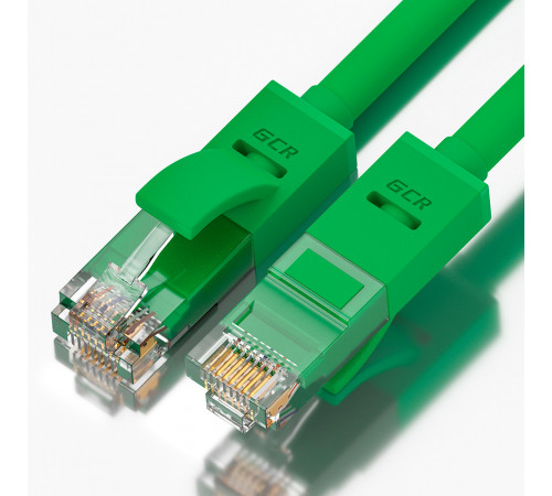 Greenconnect RJ45(m) - RJ45(m) Cat. 5e U/UTP PVC 20м зелёный