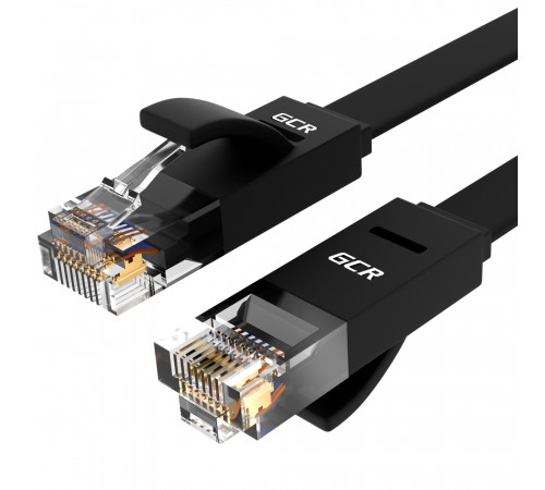 Greenconnect RJ45(m) - RJ45(m) Cat. 6 U/UTP PVC 5м чёрный