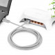 Greenconnect RJ45(m) - RJ45(m) Cat. 5e UTP  0.7м серый