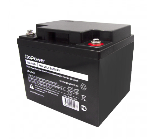 GoPower LA-12400 (12V / 40Ah)