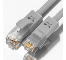 Greenconnect RJ45(m) - RJ45(m) Cat. 5e UTP  8м серый