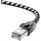 Greenconnect RJ45(m) - RJ45(m) Cat. 6 15м черно-белый