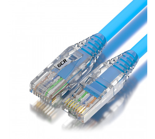 Greenconnect RJ45(m) - RJ45(m) Cat. 5e UTP  0.3м синий