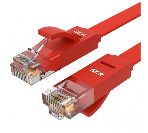 Greenconnect RJ45(m) - RJ45(m) Cat. 6 U/UTP PVC 20м красный