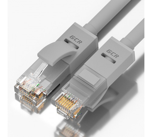 Greenconnect RJ45(m) - RJ45(m) Cat. 5e U/UTP PVC 1.5м серый
