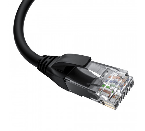 Greenconnect RJ45(m) - RJ45(m) Cat. 5e 1м чёрный